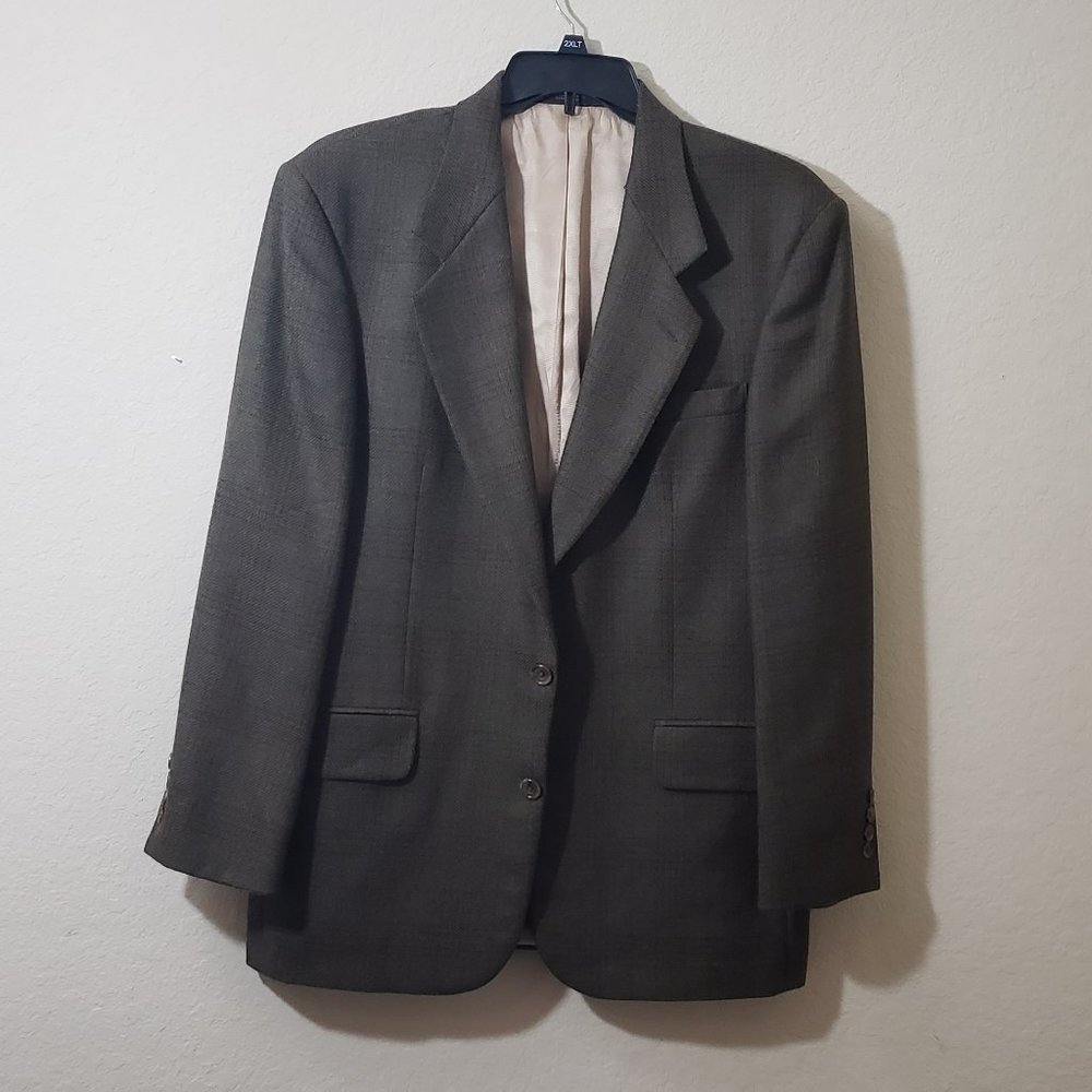 Oscar De La Renta 100% Wool Coat jacket Blazer  SIZE 41R